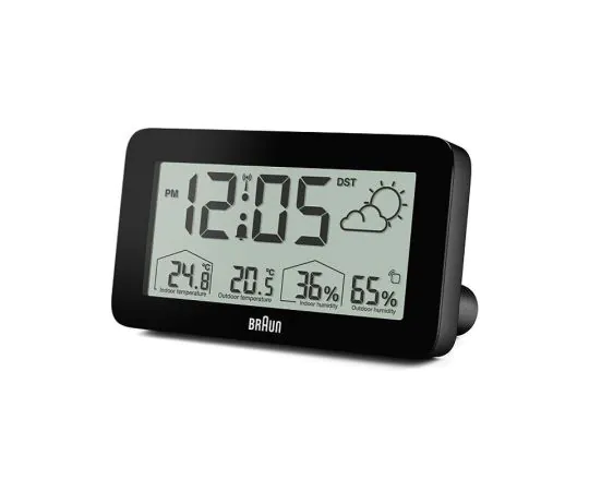Braun BC13BP digitaler Wecker Wetterstation günstig einkaufen