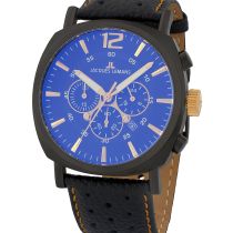 Jacques Lemans 1-1645.1O Lugano Chronograph Herrenuhr 46mm 10ATM
