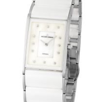 Jacques Lemans 1-1940G Dublin Keramik Damenuhr 24 x 28 mm