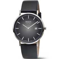 Boccia 3648-04 Herrenuhr Titanium Saphirglas 39mm 3ATM