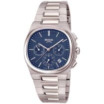 Boccia 3740-01 Herrenuhr Titanium Saphirglas Chronograph 39mm 5ATM