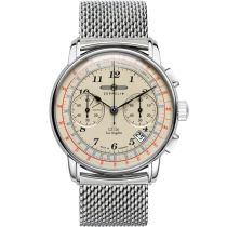 Zeppelin 7614M-5 Herrenuhr Los Angeles Chronograph 42mm 5ATM 