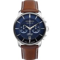 Zeppelin 8422-3 Atlantic Automatik Chronograph Herrenuhr 42mm 5ATM