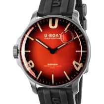 U-Boat 8701 Darkmoon Red SS Soleil Herrenuhr 44mm 5ATM