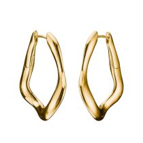 Thomas Sabo CR755-413-39 Creolen groß Natural Beauty vergoldet Damen