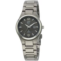 ETT Eco Tech Time ELT-11438-11M Solar Drive Funkuhr Everest II Titan Damenuhr
