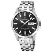 Festina F20357/4 Klassik Day-Date Herrenuhr 41mm 10ATM