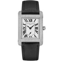 Frederique Constant FC-235S2D6 Damenuhr Klassik Karree 158 Diamanten 25mm 3ATM