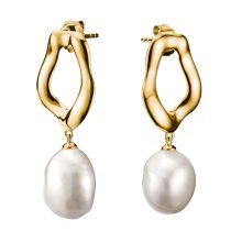 Thomas Sabo H2322-430-14 Ohrringe mit Perle Natural Beauty vergoldet Damen
