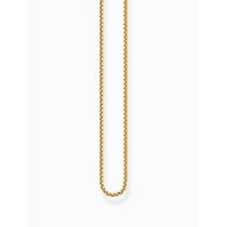 Thomas Sabo KE2227-413-39-L50V Vergoldete Kette im Venezianer Design 1 mm Damen