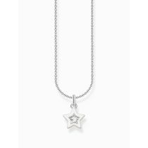 Thomas Sabo KE2235-041-14-L45V Silberne Kette mit Stern Anhänger Damen