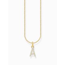 Thomas Sabo KE2240-414-14-L45V Vergoldete Kette Buchstabe A Damen