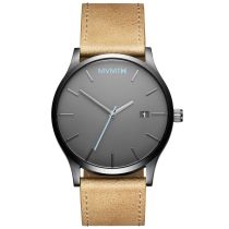 MVMT MM01-GML Classic Gunmetal Sandstone Herrenuhr 45mm 3ATM