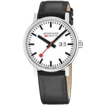 Mondaine MSE.40210.LBV Herrenuhr evo2 SBB Big-Date 40mm 3ATM