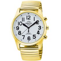 Master Time MTGA-10941-12Z Herrenuhr Sprechende Funkuhr 43mm