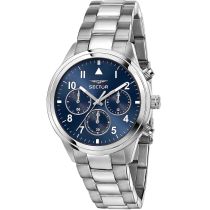 Sector R3253540012 Serie 670 Dual Time Herrenuhr 40mm 5ATM
