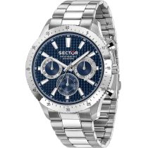 Sector R3253578022 Serie 270 Dual Time Herrenuhr 45mm 5ATM