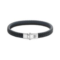 Rebel & Rose RR-L0178-S-M Armband Small Braided Black&Blue