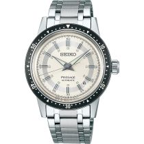 Seiko SRPK61J1 Style 60`s Presage Automatik Herrenuhr Limited 40mm 5ATM