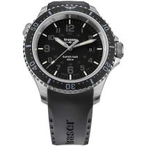 Traser H3 109377 P67 T25 SuperSub Black 46 mm Taucheruhr Herrenuhr 50ATM