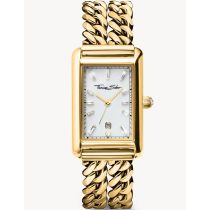 Thomas Sabo WA0429-291-207 Damenuhr Rechteckig goldfarben 22mm 3ATM 