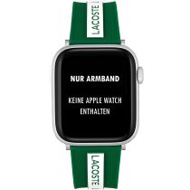 Lacoste 2050005 Band für Apple Watch 42/44mm Grün/Weiß