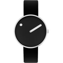 PICTO 34070-4114 Damenuhr Black and Steel 34mm 5ATM