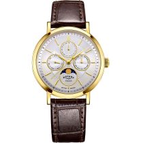 Rotary GS05428/06 Windsor Mondphase Unisex 38mm 5ATM