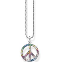Thomas Sabo KE2170-318-7 Peace Rainbow Damen Halskette, verstellbar