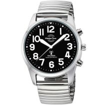 Master Time MTGA-10869-22Z Herrenuhr Talking sprechende Funk-Armbanduhr 43mm