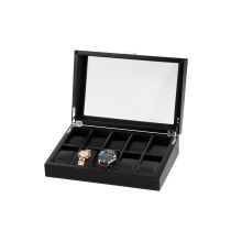 Rothenschild Uhrenbox RS-2375-10OAK für 10 Uhren schwarz