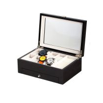 Rothenschild Uhren- & Schmuckbox RS-2271-GI für 8 Uhren ginko