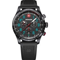 Wenger 01.0543.116 Herrenuhr Terragraph Chrono 43mm 10ATM
