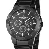 Jacques Lemans 1-2166B Colmar Ceramic Herren Chronograph 43mm 10ATM