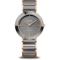 Bering 11435-768 Damenuhr Diamant Keramik 35mm 3ATM