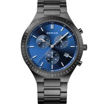 Bering 11743-727 Classic Titanium Chronograph Herrenuhr 40mm 5ATM