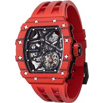 Tsar Bomba TB8209CF-07 Herrenuhr Elementar Carbonfaser Automatik 44mm 5ATM