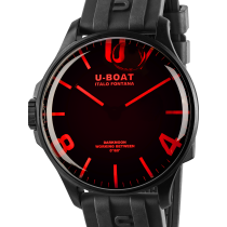 U-Boat 8466/D Darkmoon Red IPB Herrenuhr 44mm 5ATM
