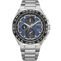 Citizen AT8238-84L Herrenuhr Eco-Drive Super-Titanium Funk-Chronograph 44mm 10ATM