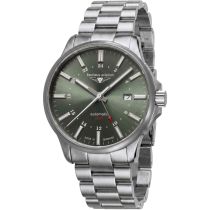 Bauhaus 2868M-4 Herrenuhr Aviation Automatik Titanium GMT 42mm 10ATM