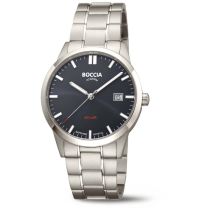 Boccia 3673-02 Herrenuhr Titanium Solar 39mm 5ATM