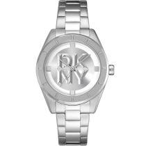 DKNY DK1L016M0045 Damenuhr Chambers Midi Silver 34mm 5ATM