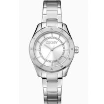 DKNY DK1L018M0015 Damenuhr Chambers Sport Silver 30mm 5ATM
