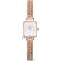Daniel Wellington DW00100751 Damenuhr Quadro Mini Charm Bezel 18mm 3ATM
