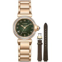Citizen EM1123-62X Damenuhr Citizen L Eco-Drive May Bells Mini 39 Diamonds 26mm 5ATM 