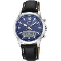 ETT Eco Tech Time EGA-11714-31L Herrenuhr Funk Solar Drive Professional Chronograph 45mm 5ATM 