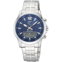 ETT Eco Tech Time EGA-11716-31M Herrenuhr Funk Solar Drive Professional Chronograph 45mm 5ATM 