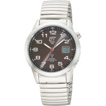 ETT Eco Tech Time EGS-11712-22Z Herrenuhr Funk Solar Drive Basic 41mm 5ATM 