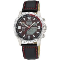 ETT Eco Tech Time EGT-11718-22L Herrenuhr Funk Solar Drive Professional Chronograph Titan 45mm 10ATM 