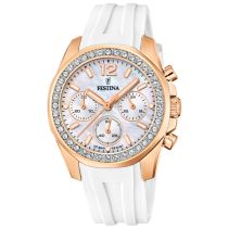 Festina F20611/1 Boyfriend Chronograph Damenuhr 38mm 10ATM